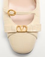 BOWOW DÉCOLLETÉ IN PRINTED CALFSKIN 45MM - Image 6